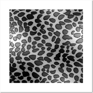 Shiny leopard animal print Posters and Art